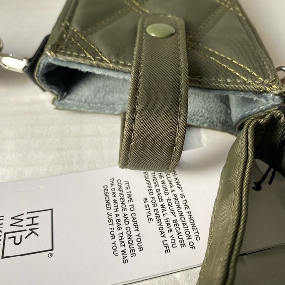IHKWIP Call Me Later Cell Phone Crossbody Military Olive New - Picture 7 of 16